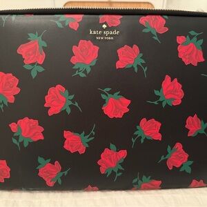 Kate Spade Black Floral Women's  notebook case